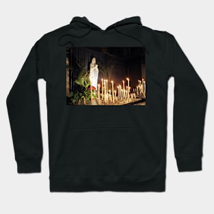 Paris Mary and Candles Hoodie